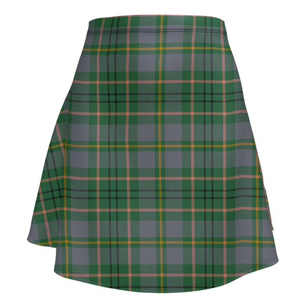 Taylor Weathered Clan Badge Tartan Flared Skirt