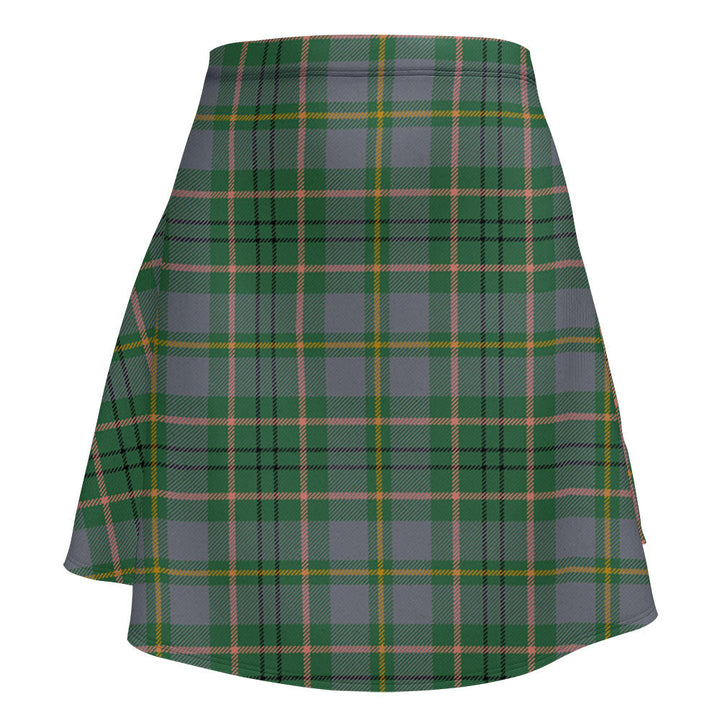 Taylor Weathered Clan Badge Tartan Flared Skirt