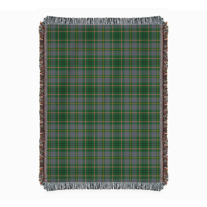 Taylor Weathered Clan Badge Tartan Woven Blanket