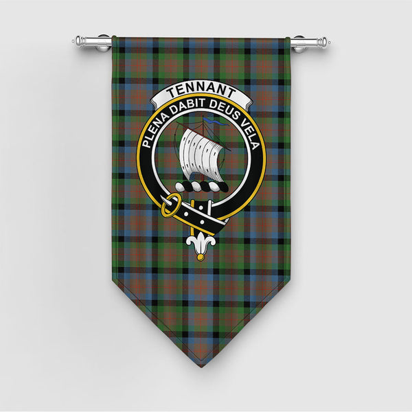 Tennant Ancient Clan Badge Tartan Gonfalon