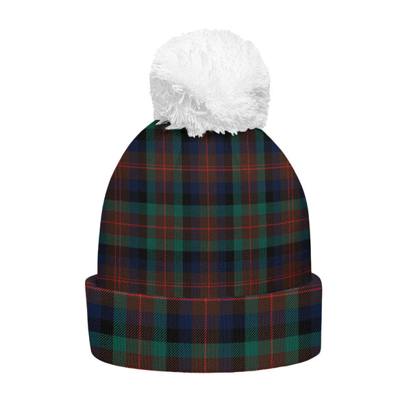 Tennant Modern Clan Badge Tartan Bobble Beanie Hat