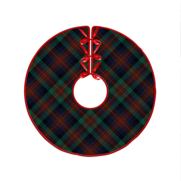Tennant Modern Clan Badge Tartan Christmas Tree Skirt
