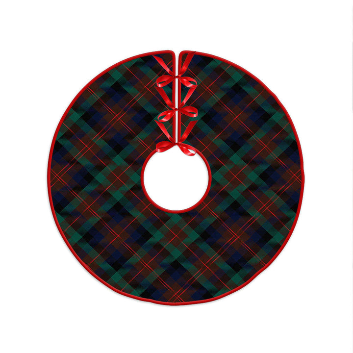 Tennant Modern Clan Badge Tartan Christmas Tree Skirt