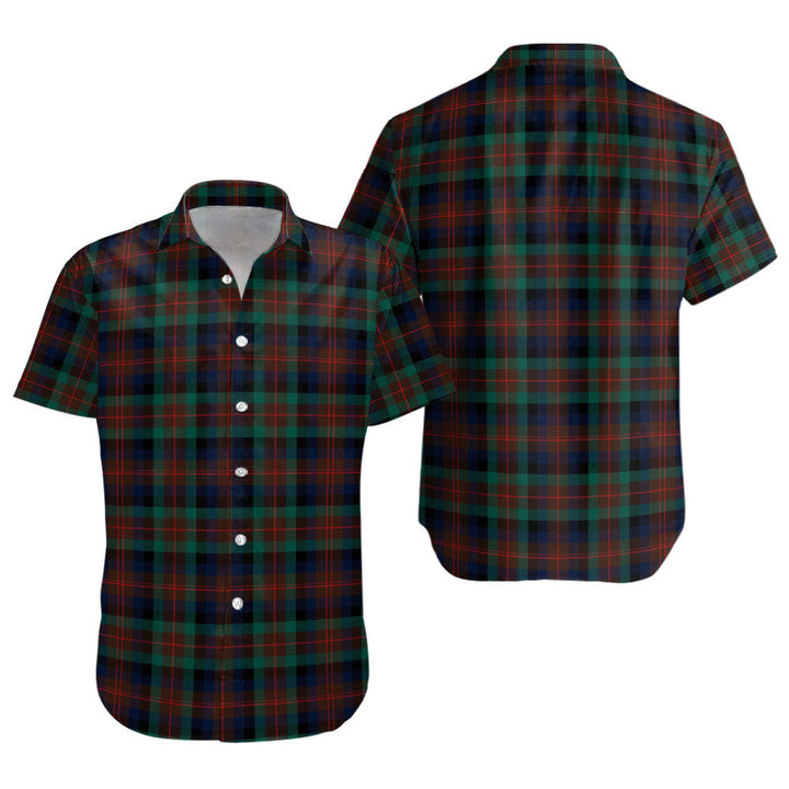 Tennant Modern Clan Badge Tartan Short Sleeve Shirt