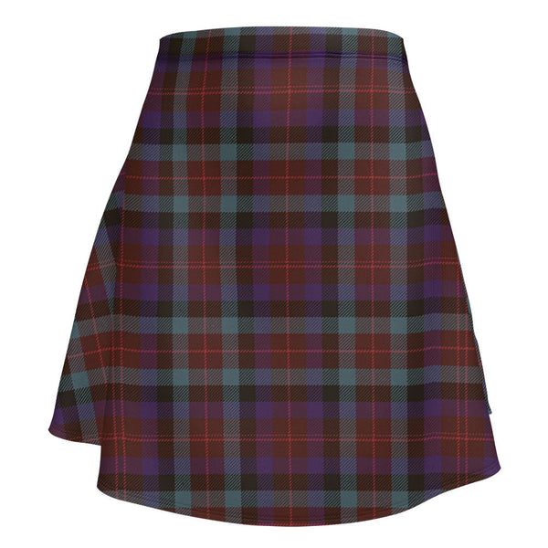 Tennant Weathered Clan Badge Tartan Flared Skirt