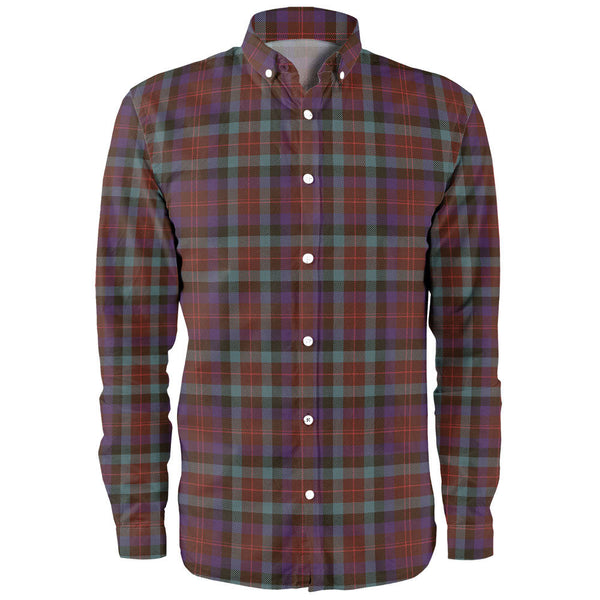 Tennant Weathered Clan Badge Tartan Long Sleeve Shirt
