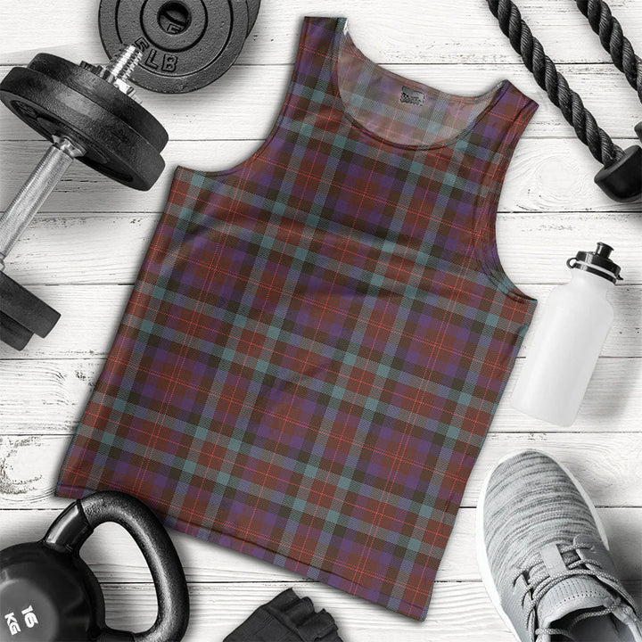 Tennant Weathered Clan Badge Tartan Men Tank Top
