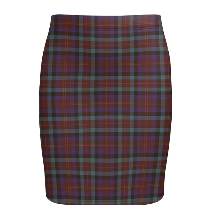 Tennant Weathered Tartan Fitted Skirt