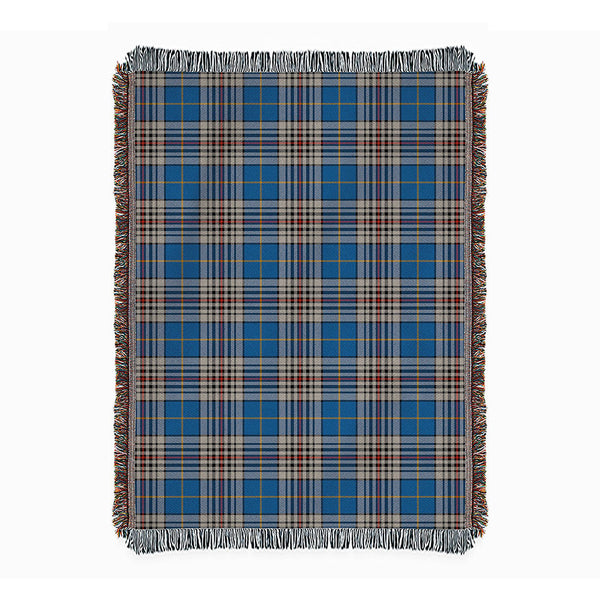 Thompson Variant (Thomson Variant) Ancient Clan Badge Tartan Woven Blanket