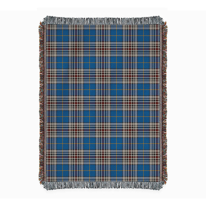 Thompson Variant (Thomson Variant) Ancient Clan Badge Tartan Woven Blanket