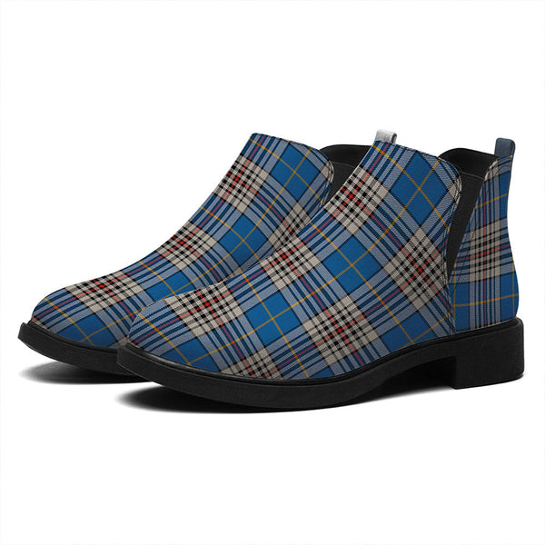 Thompson Variant (Thomson Variant) Ancient Tartan Flat Ankle Boots