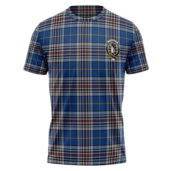 Thompson Variant (Thomson Variant) Modern Clan Badge Tartan T-Shirt