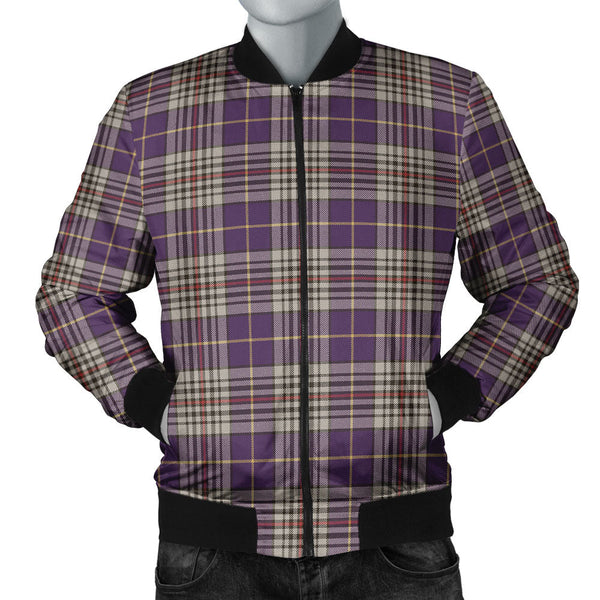 Thompson Variant (Thomson Variant) Weathered Clan Badge Tartan Bomber Jacket