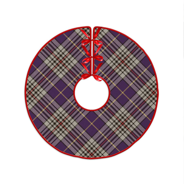 Thompson Variant (Thomson Variant) Weathered Clan Badge Tartan Christmas Tree Skirt