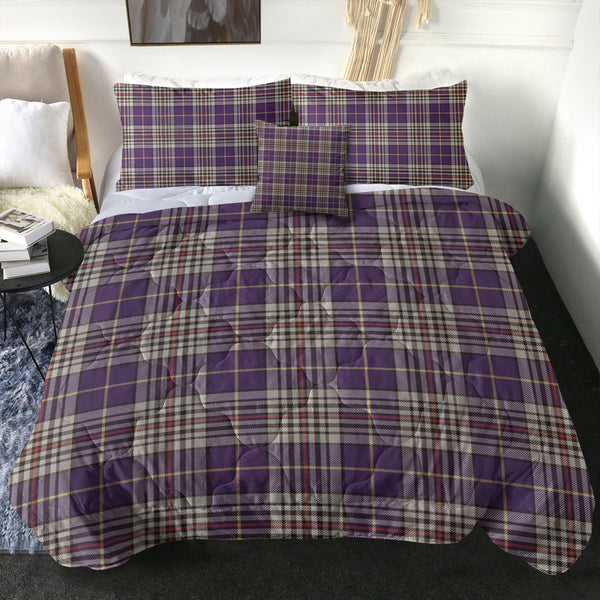 Thompson Variant (Thomson Variant) Weathered Clan Badge Tartan Comforter
