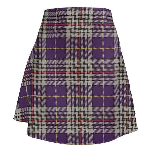 Thompson Variant (Thomson Variant) Weathered Clan Badge Tartan Flared Skirt