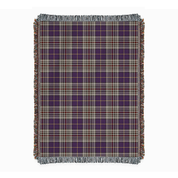Thompson Variant (Thomson Variant) Weathered Clan Badge Tartan Woven Blanket