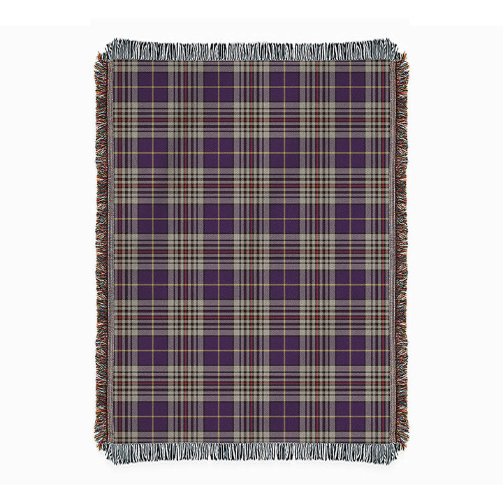 Thompson Variant (Thomson Variant) Weathered Clan Badge Tartan Woven Blanket