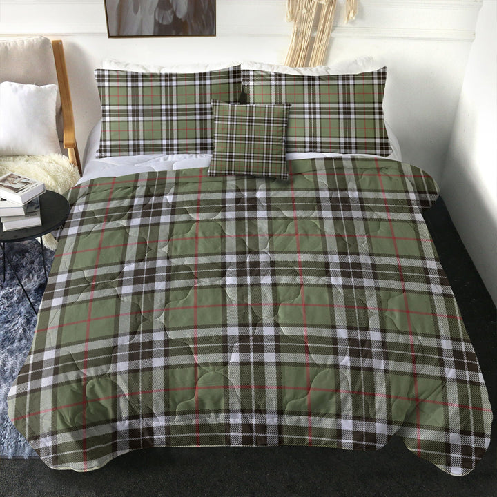 Thomson Camel (MacThomas Thompson Camel) Weathered Clan Badge Tartan Comforter