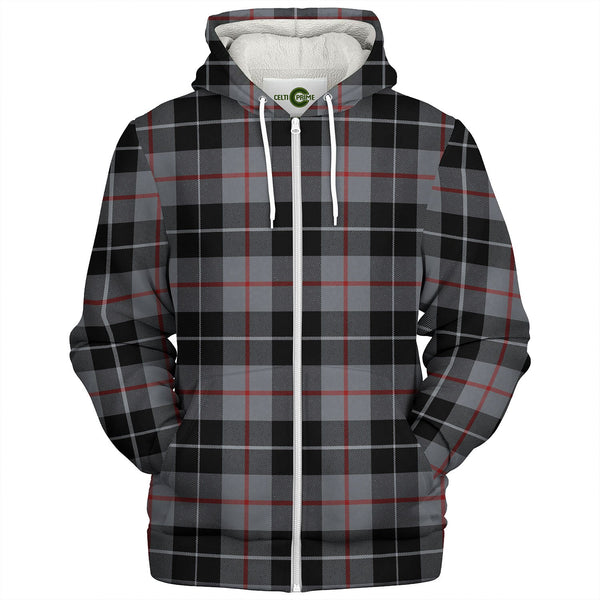 Thomson Grey (MacThomas Thompson Grey) Modern Tartan Sherpa Hoodie