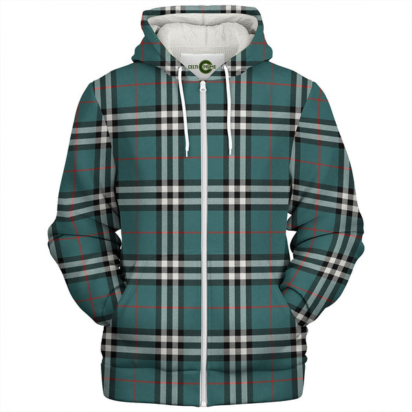 Thomson Hunting 2 (Thompson Hunting 2) Modern Tartan Sherpa Hoodie