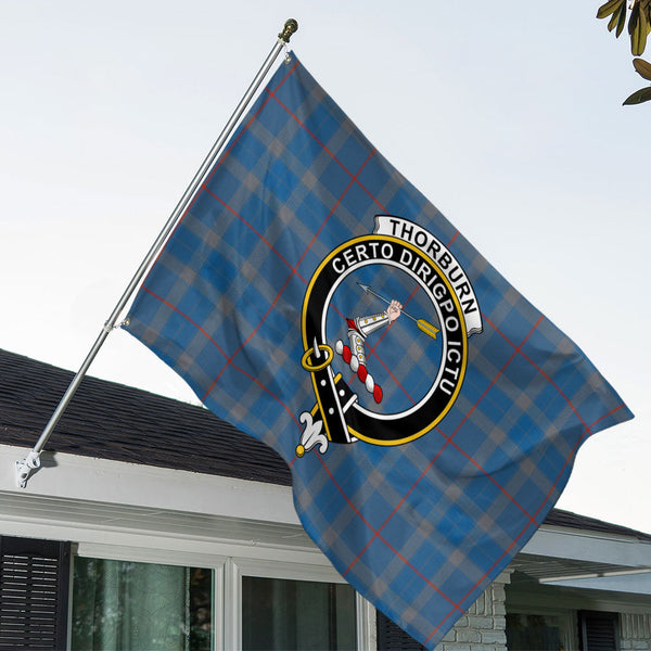Thorburn (Thurburn) Ancient Clan Badge Tartan House Flag