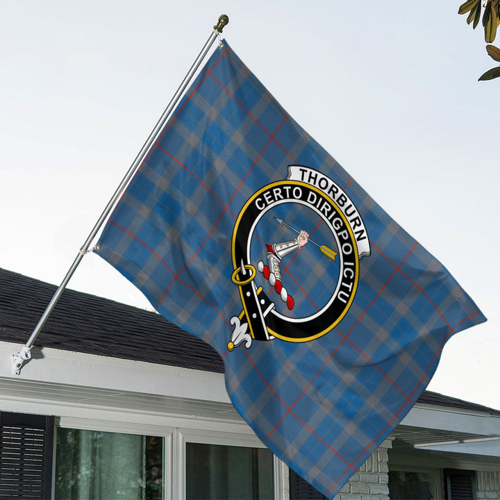 Thorburn (Thurburn) Ancient Clan Badge Tartan House Flag
