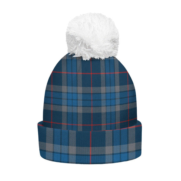 Thorburn (Thurburn) Modern Clan Badge Tartan Bobble Beanie Hat