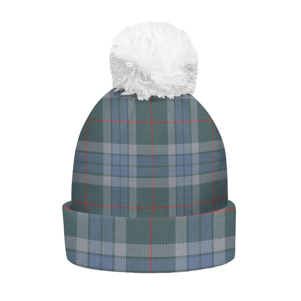 Thorburn (Thurburn) Weathered Clan Badge Tartan Bobble Beanie Hat