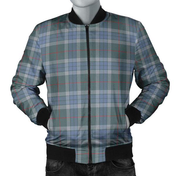 Thorburn (Thurburn) Weathered Clan Badge Tartan Bomber Jacket