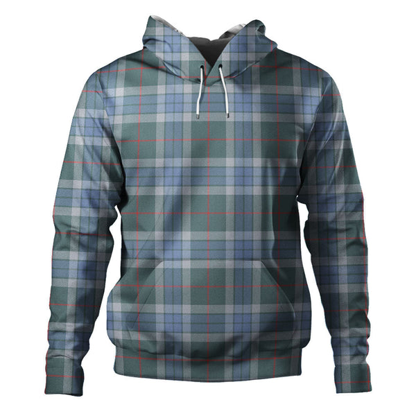 Thorburn (Thurburn) Weathered Clan Badge Tartan Hoodie