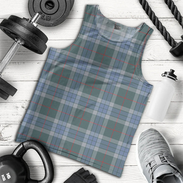 Thorburn (Thurburn) Weathered Clan Badge Tartan Men Tank Top
