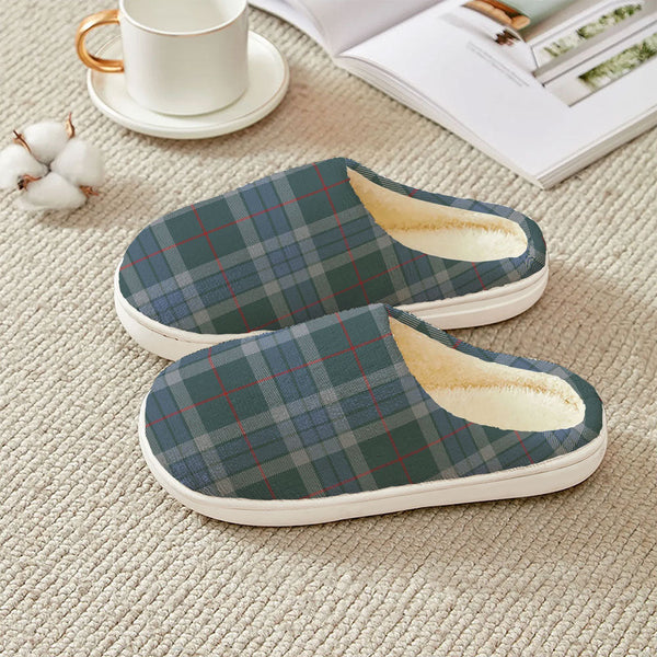 Thorburn (Thurburn) Weathered Clan Badge Tartan Plush Slipper