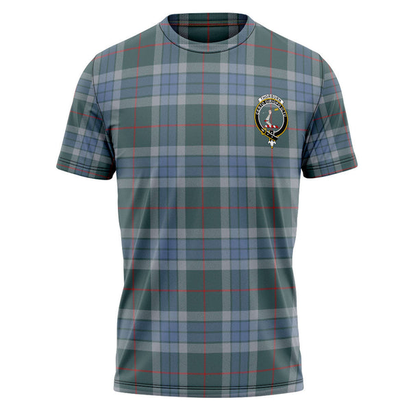 Thorburn (Thurburn) Weathered Clan Badge Tartan T-Shirt