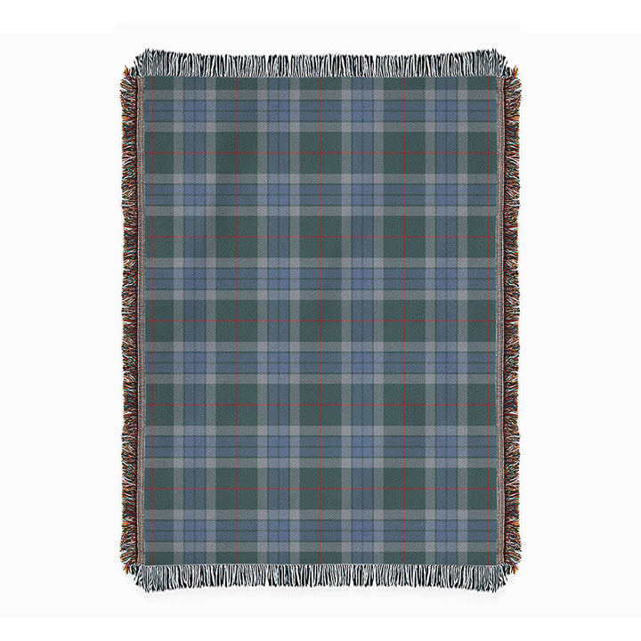 Thorburn (Thurburn) Weathered Clan Badge Tartan Woven Blanket