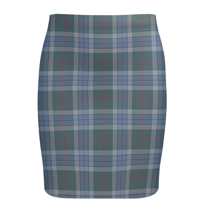 Thorburn (Thurburn) Weathered Tartan Fitted Skirt