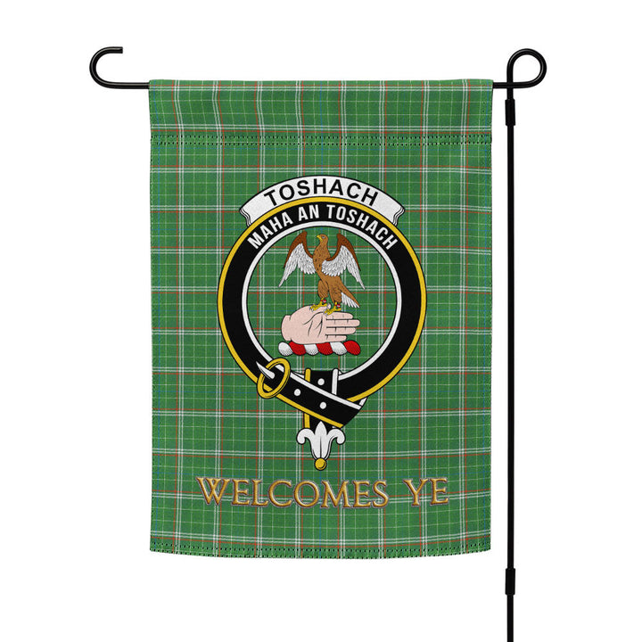 Toshach Ancient Clan Badge Tartan Garden Flag