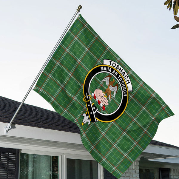 Toshach Ancient Clan Badge Tartan House Flag