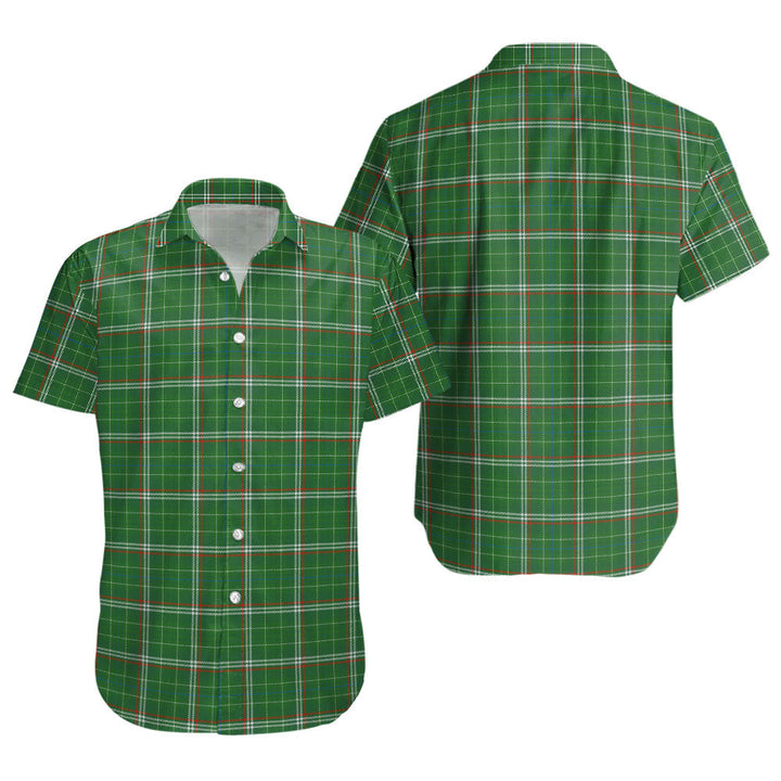 Toshach Ancient Clan Badge Tartan Short Sleeve Shirt