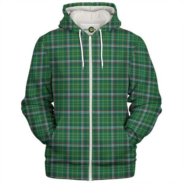 Toshach Modern Clan Badge Tartan Sherpa Hoodie
