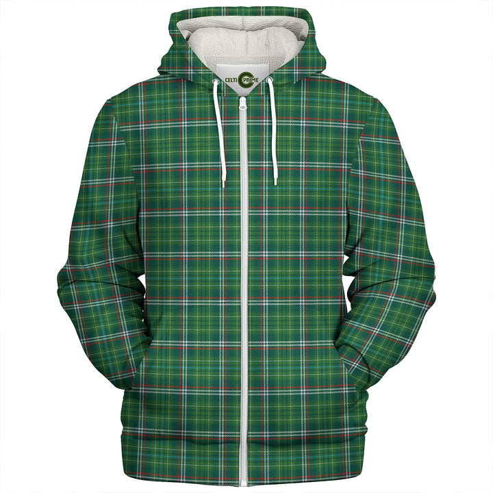 Toshach Modern Clan Badge Tartan Sherpa Hoodie