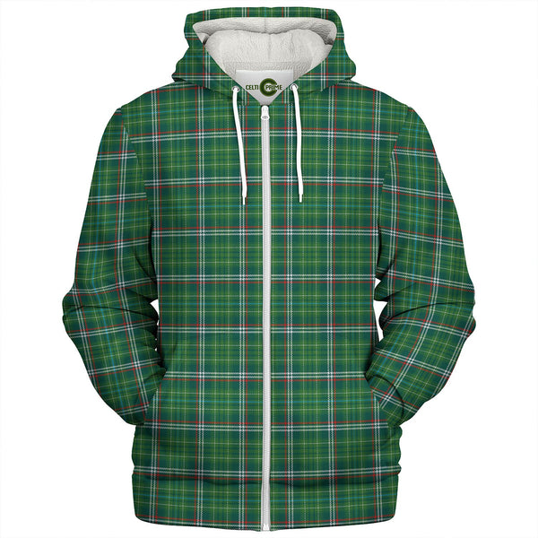 Toshach Modern Tartan Sherpa Hoodie