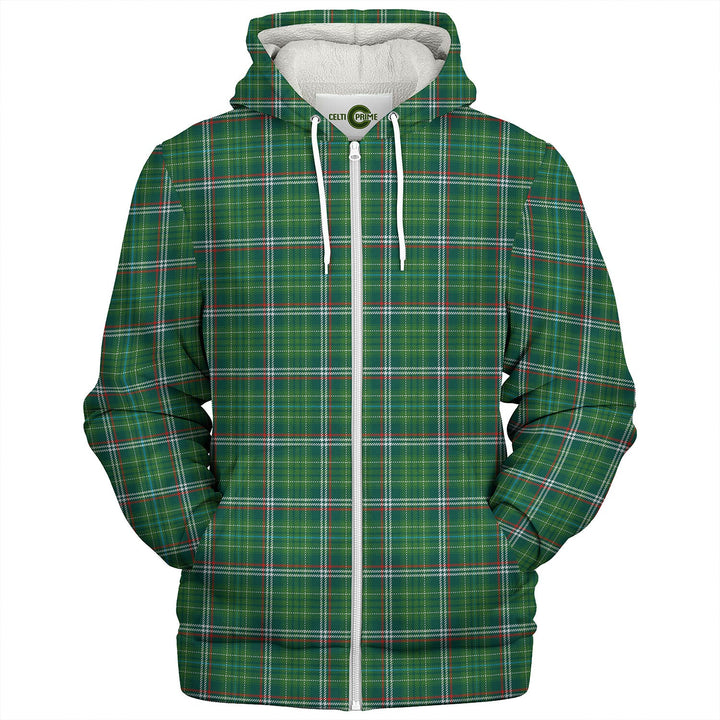 Toshach Modern Tartan Sherpa Hoodie