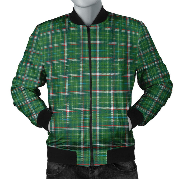 Toshach Modern Clan Badge Tartan Bomber Jacket