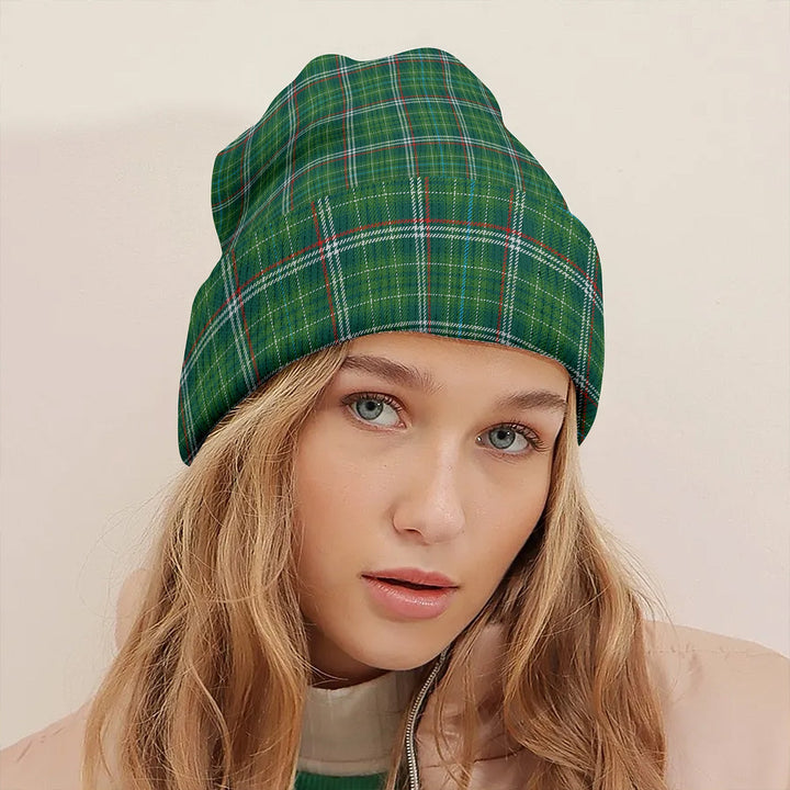 Toshach Modern Clan Badge Tartan Knitted Beanie