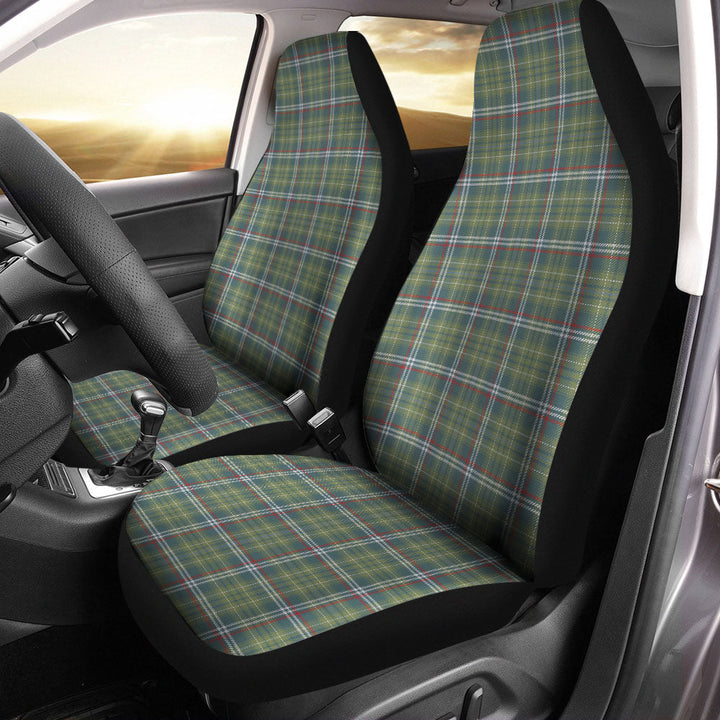 Toshach Weathered Clan Badge Tartan Car Seat Covers