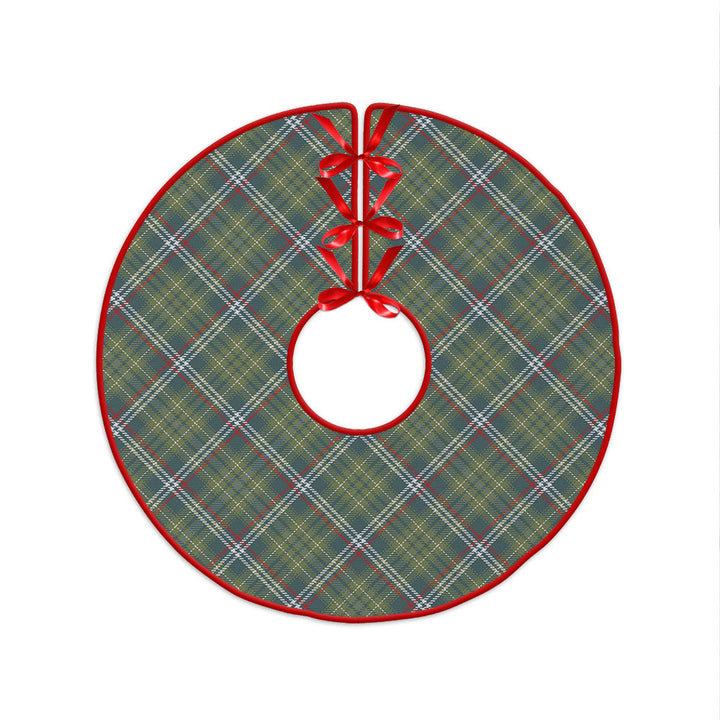 Toshach Weathered Clan Badge Tartan Christmas Tree Skirt