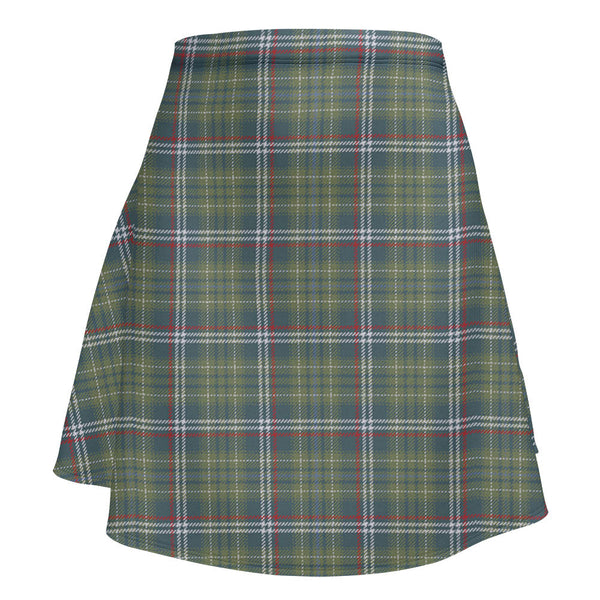 Toshach Weathered Clan Badge Tartan Flared Skirt