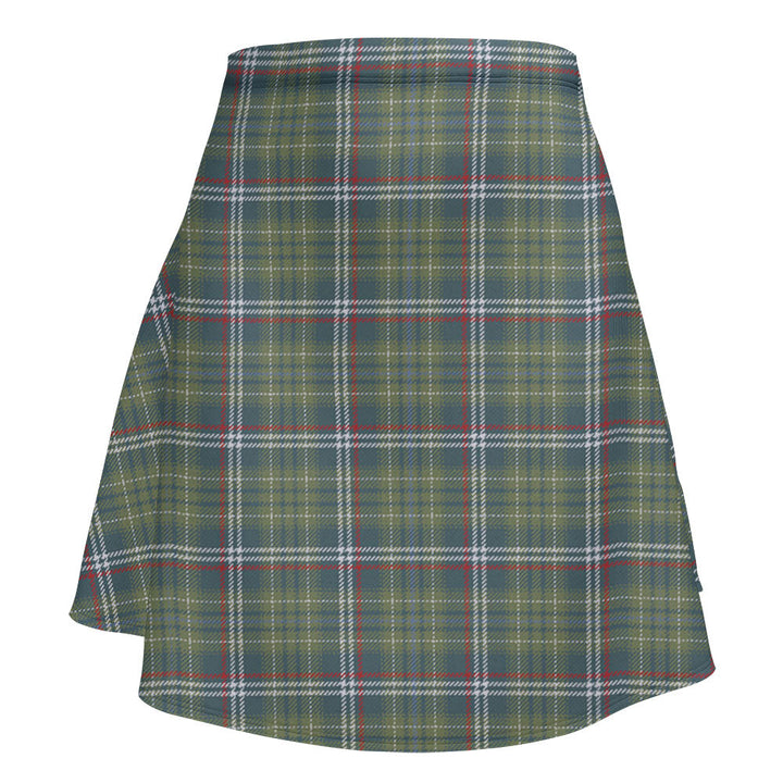 Toshach Weathered Clan Badge Tartan Flared Skirt