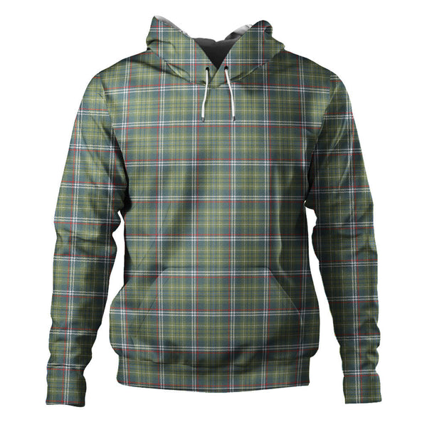 Toshach Weathered Clan Badge Tartan Hoodie